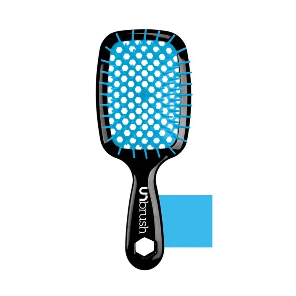 FHI HEAT Unbrush Wet & Dry Vented Detangling Hair Brush (Ocean) NIB